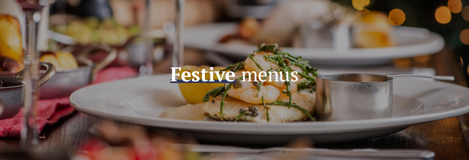Festive Christmas Menu at The Eagle 