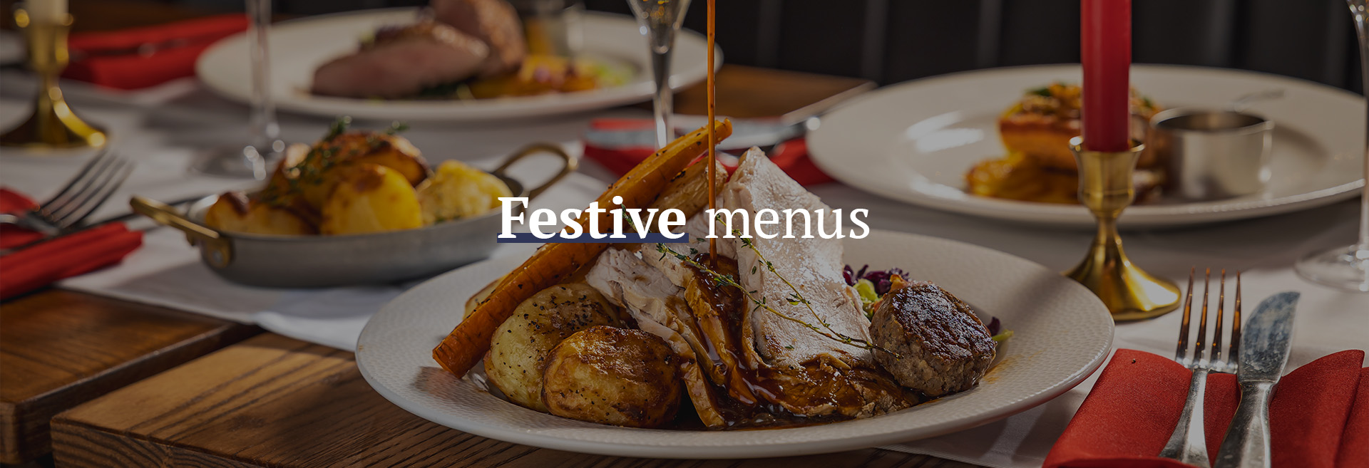 Christmas menu at The Eagle