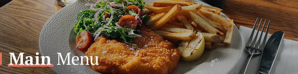 Main Menu at The Eagle